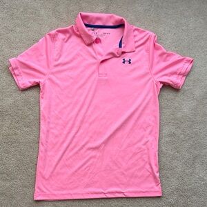 Under Armour Pink Polo Shirt for Kids